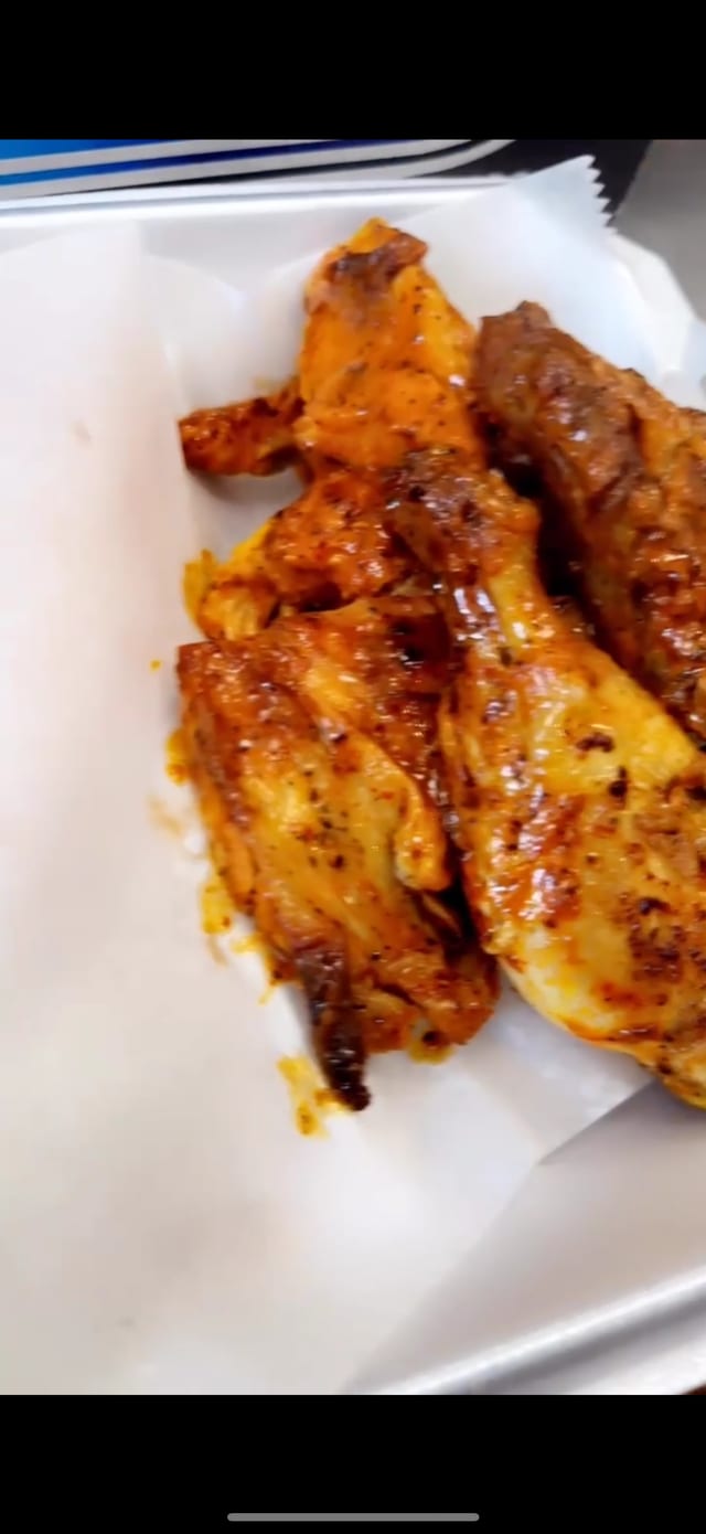 Pollo al Carbón (adobado) in adobo.