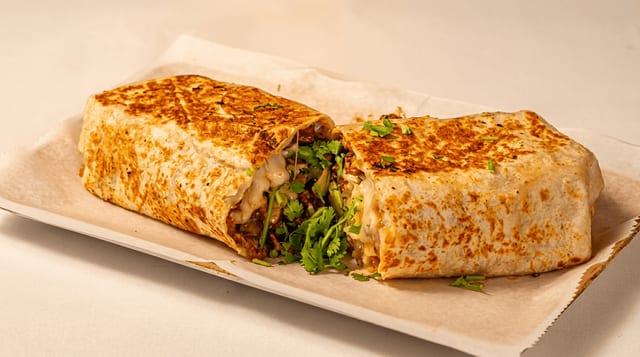 Skirt Steak Burrito.