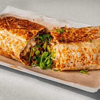 Chorizo Con Asada Burrito