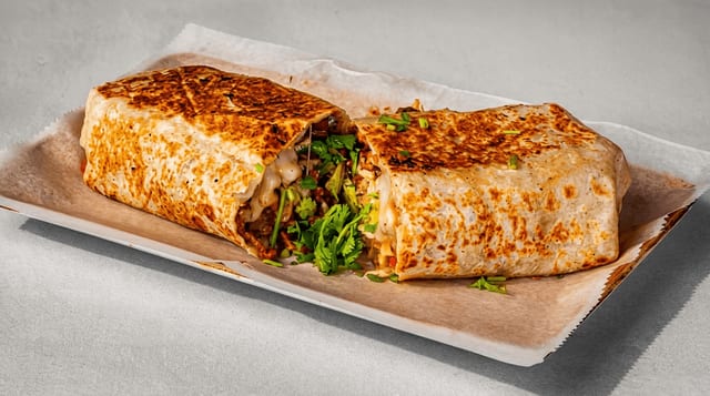 Chorizo Con Asada Burrito.